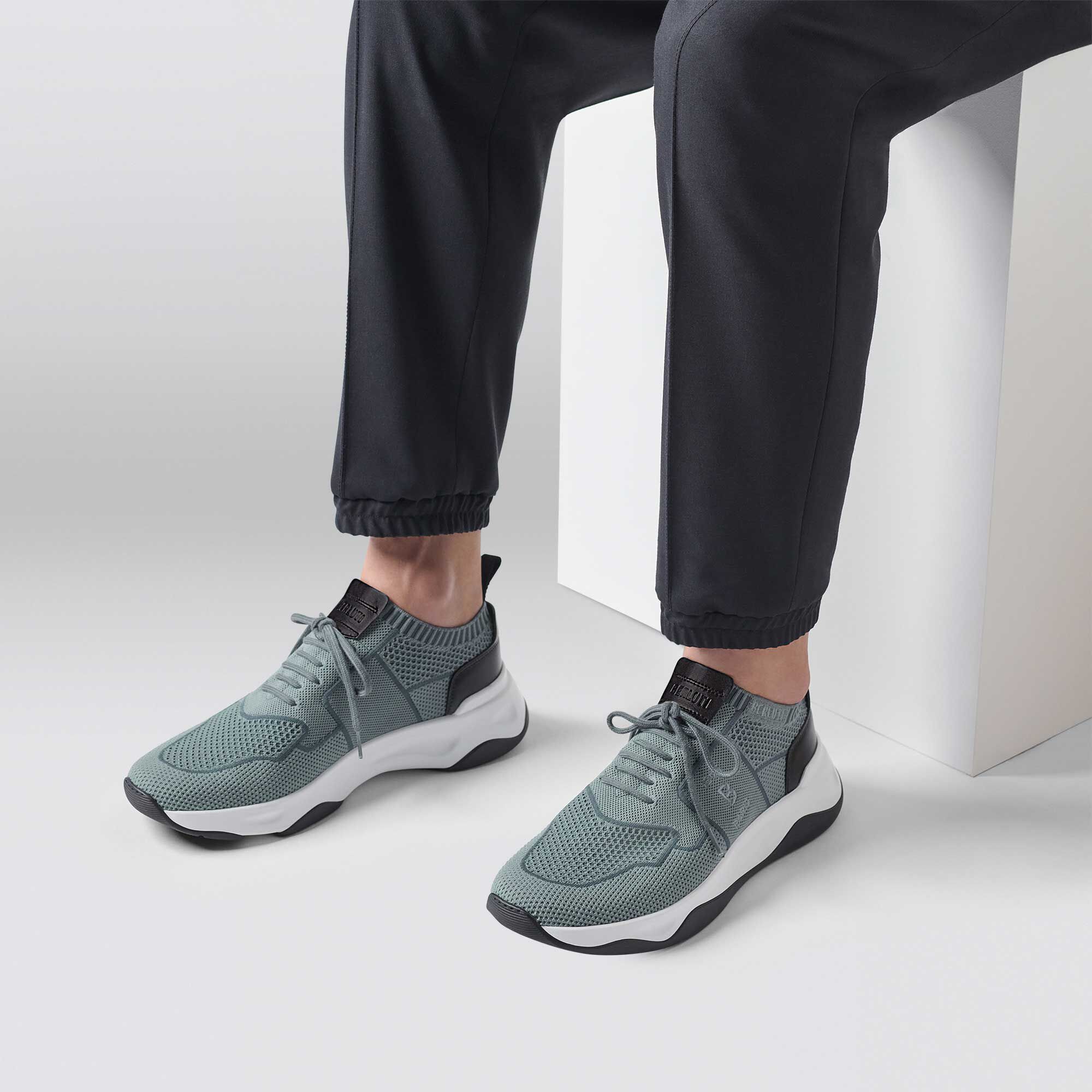 Sneaker Shadow En Maille Et Cuir