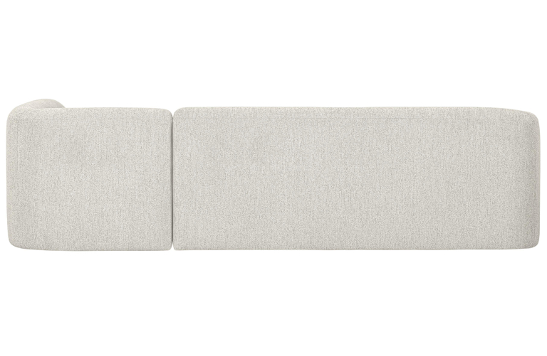 WOOOD Sloping hoekbank rechts naturel melange