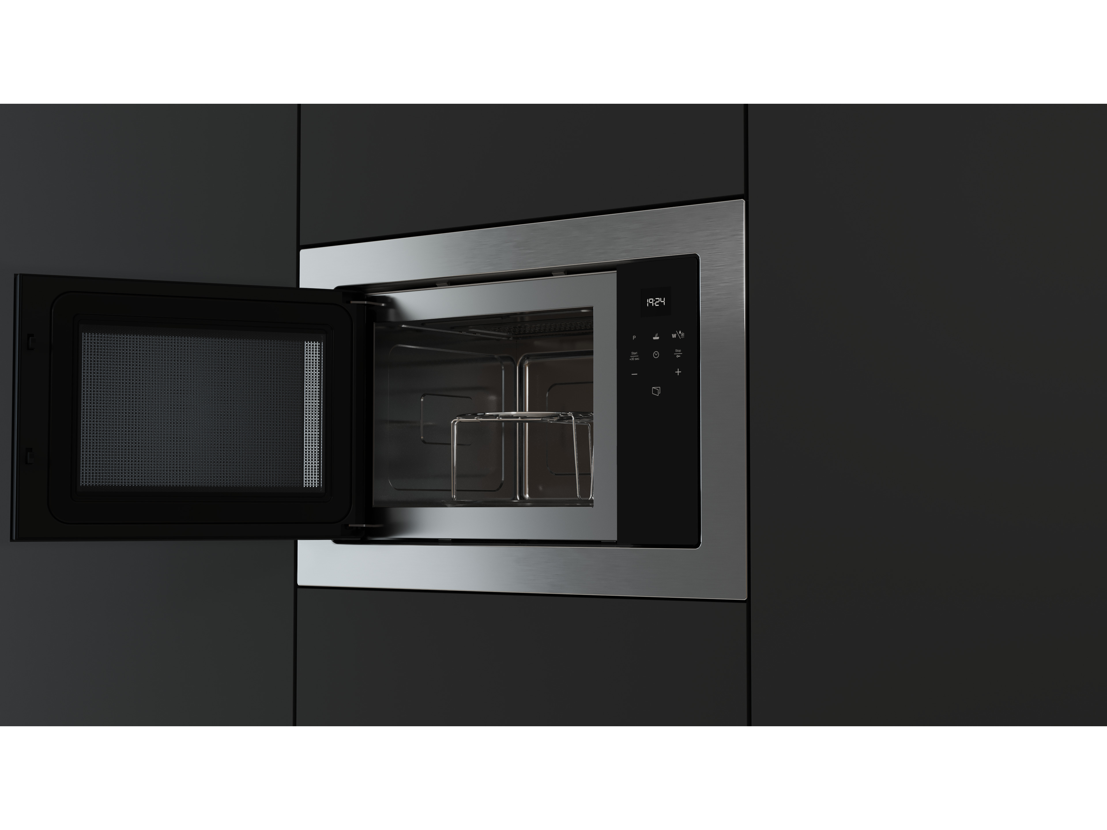 MICRO-ONDAS ENCASTRE COM GRILL TEKA MS 6200 BIS INOX 20 L
