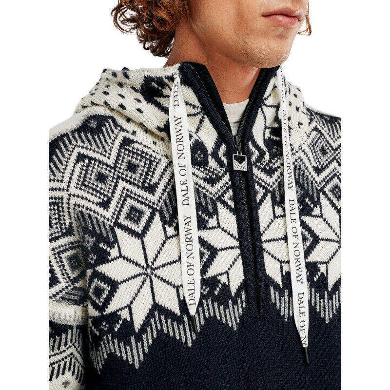 Vegard Weatherproof Hoodie - Pull en laine mérinos homme