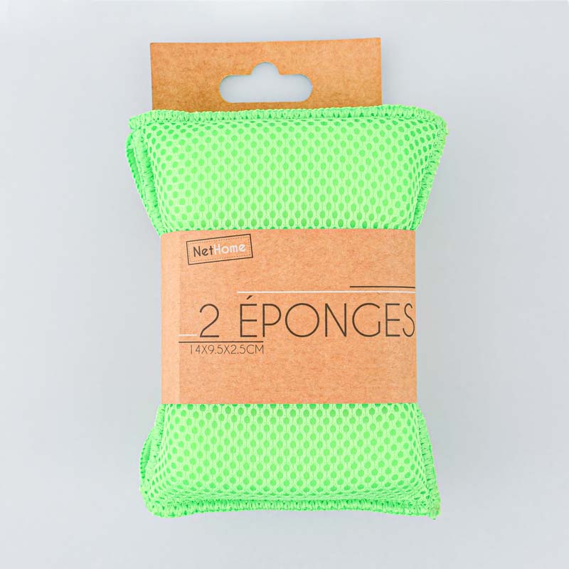 Lot de 2 éponges