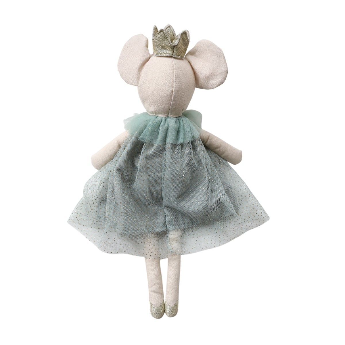 Poupée en tissu Souricette couronne et tulle Frisette