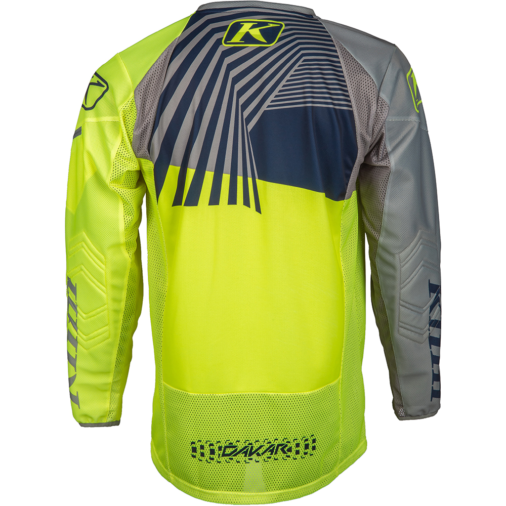 Klim - Maillot Dakar Jaune fluo / Gris
