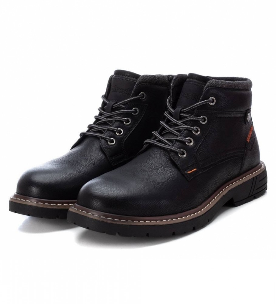 Botas pretas casuais de cano curto Refresh