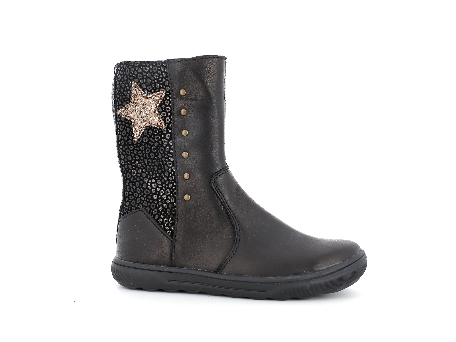 Bopy-STOLACHA Cuir Noir Bronze