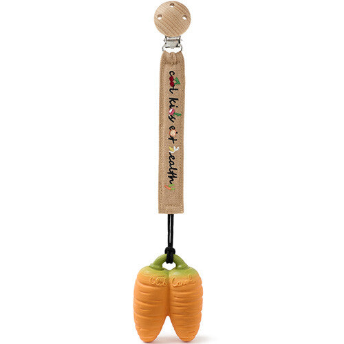 Oli & carol knuffeldoek en bijtspeeltje wortel cathy