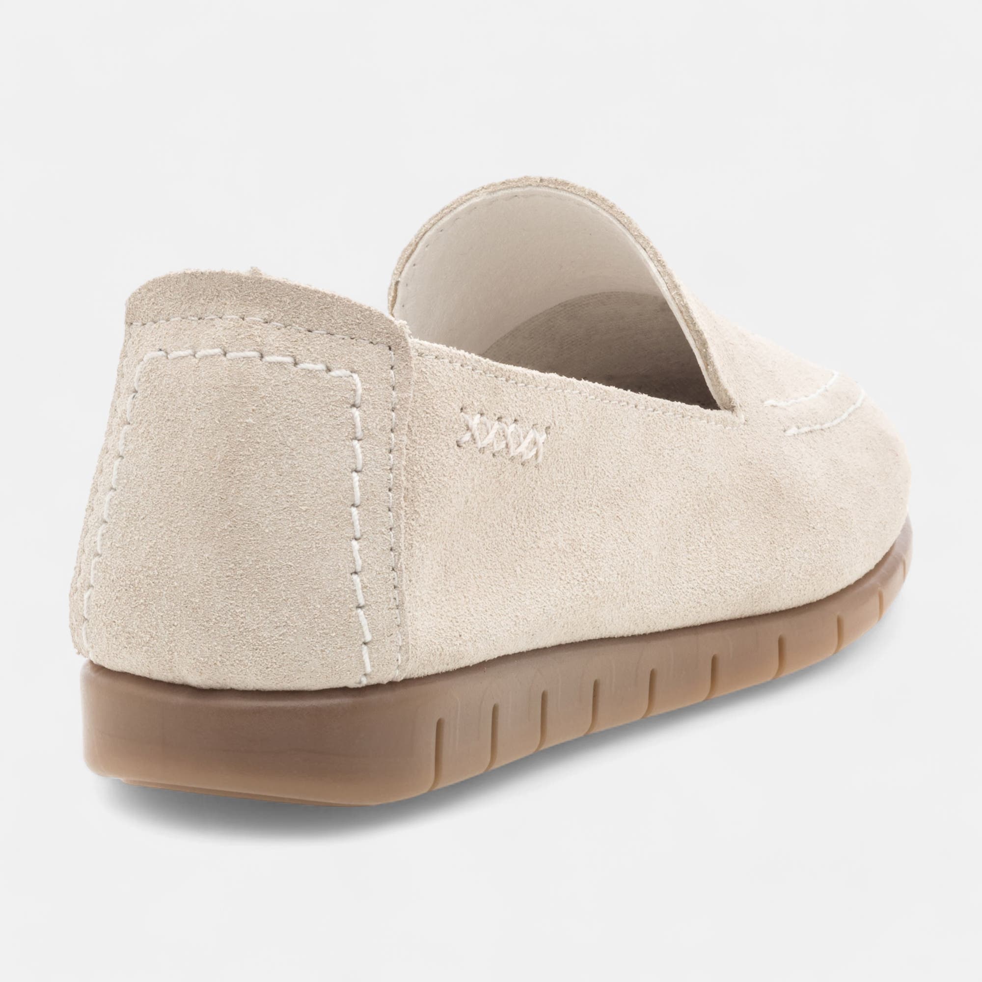 Mocassins Femme en cuir blanc