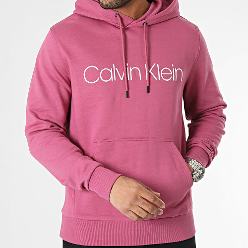 Sweat Capuche Cotton Logo 7033 Rose