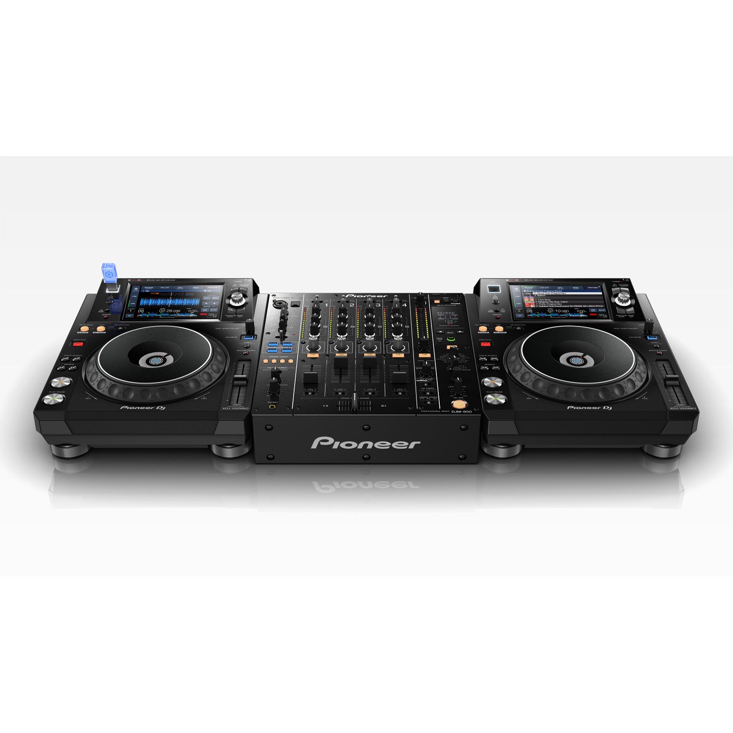 Pioneer DJ XDJ-1000MK2 tabletop + DJC-1000 BAG flightbag