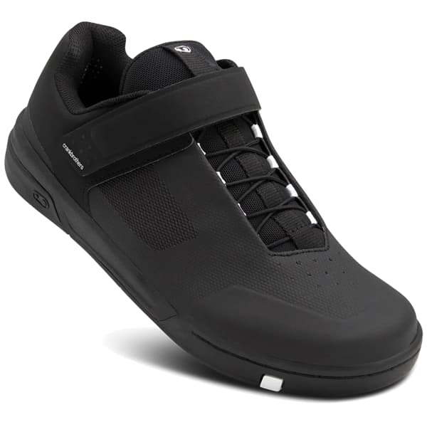 Chaussure VTT plate CRANKBROTHERS STAMP SPEEDLACE FLAT BLACK / WHITE - BLACK OUTSOLE