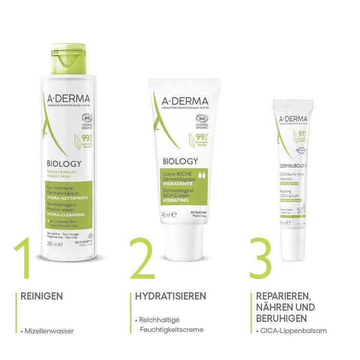 A-Derma Dermalibour + Cica Lippenbalsam, 15 ml