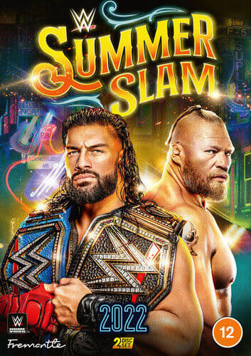 WWE: Summerslam 2022 DVD (2022) Roman Reigns Cert 12 2 Discs Region 2