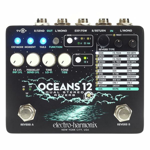 Electro Harmonix Oceans 12 Reverb