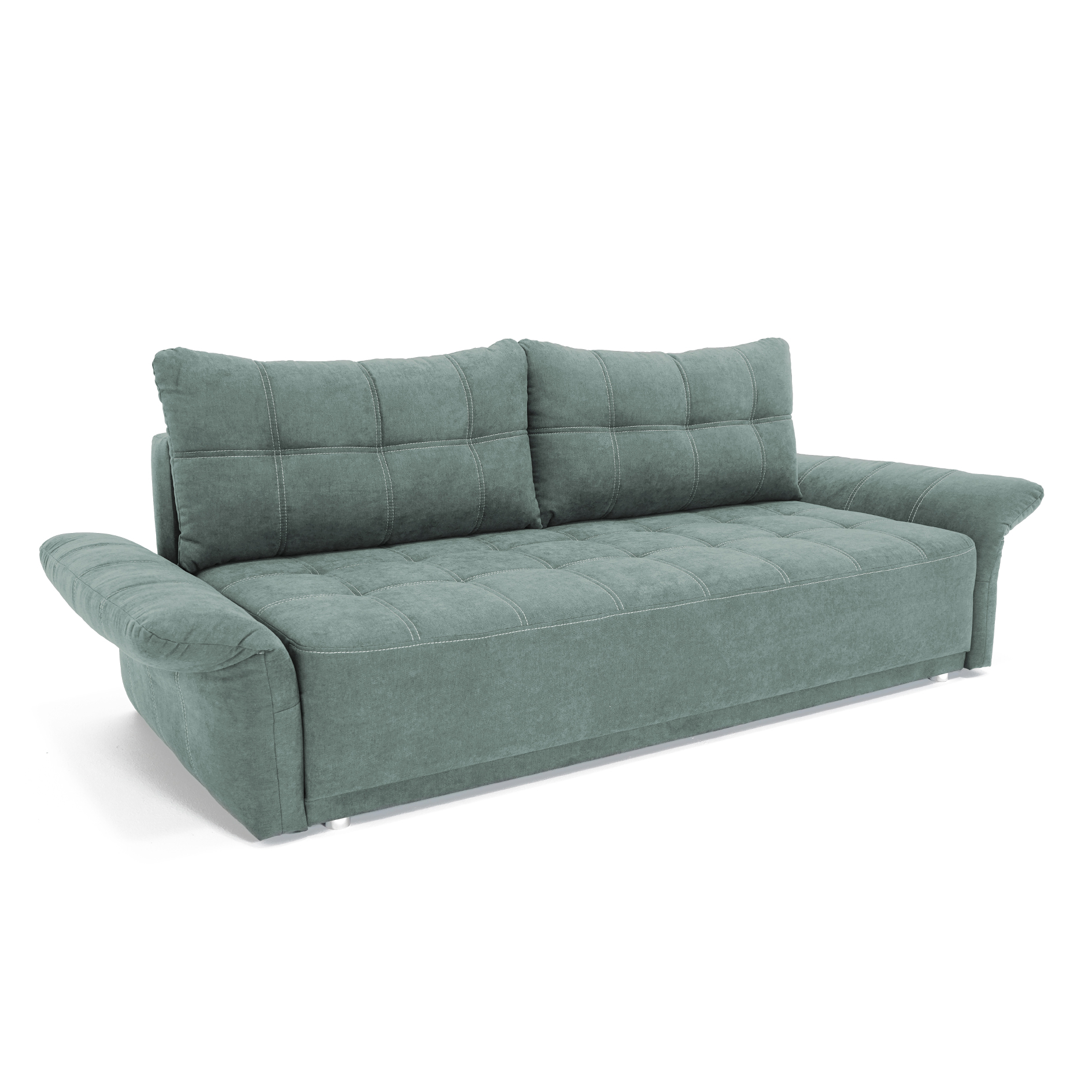 Schlafsofa - mint - regulierbare Armlehnen
