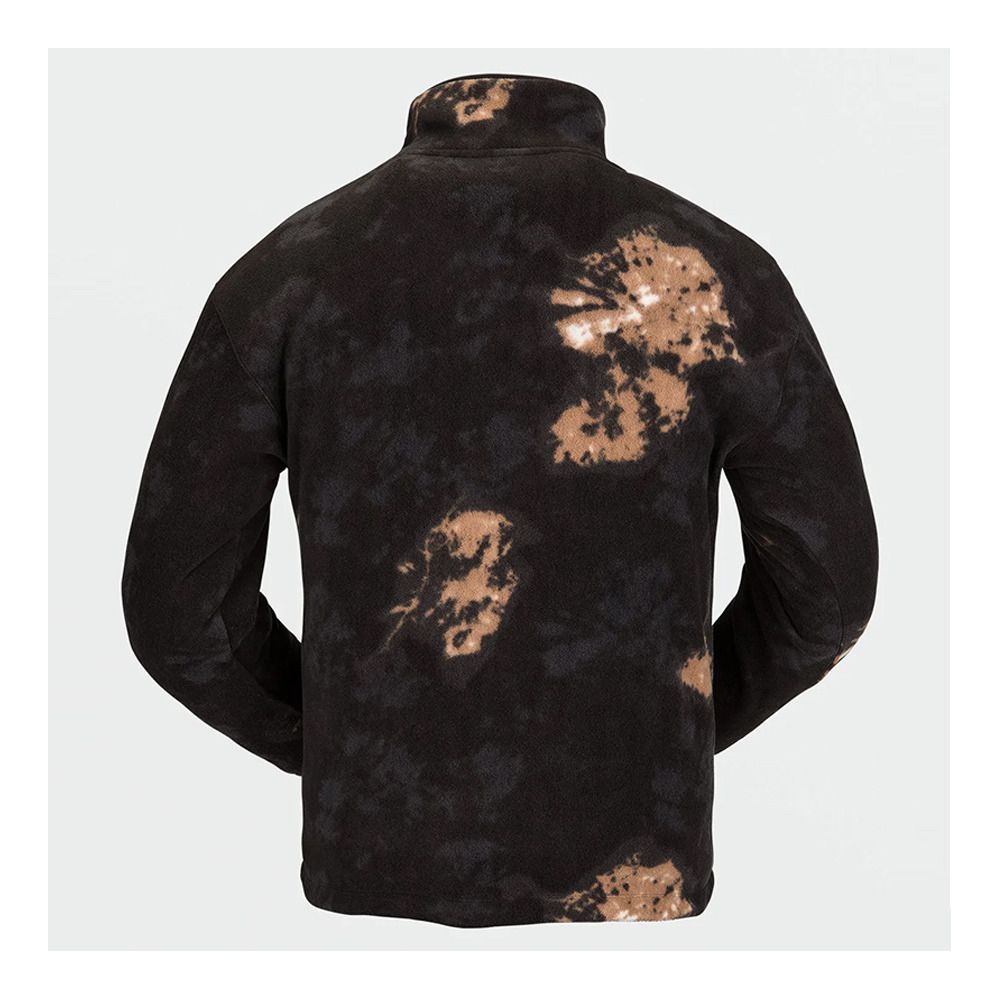 Volcom V-SCIENCE FLEECE 1/2 ZIP - Polaire Homme bleach black