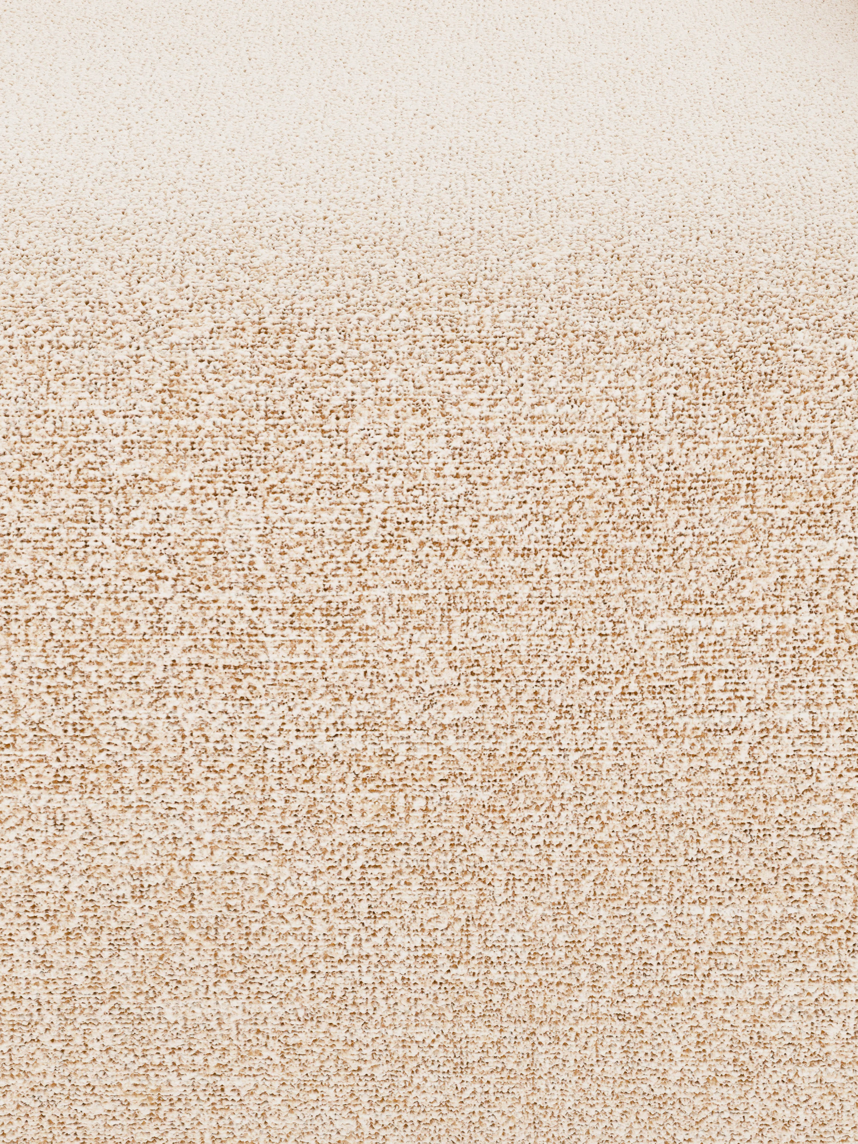 Modulaire bouclé hoekbank Wolke (4-zits) met chaise longue