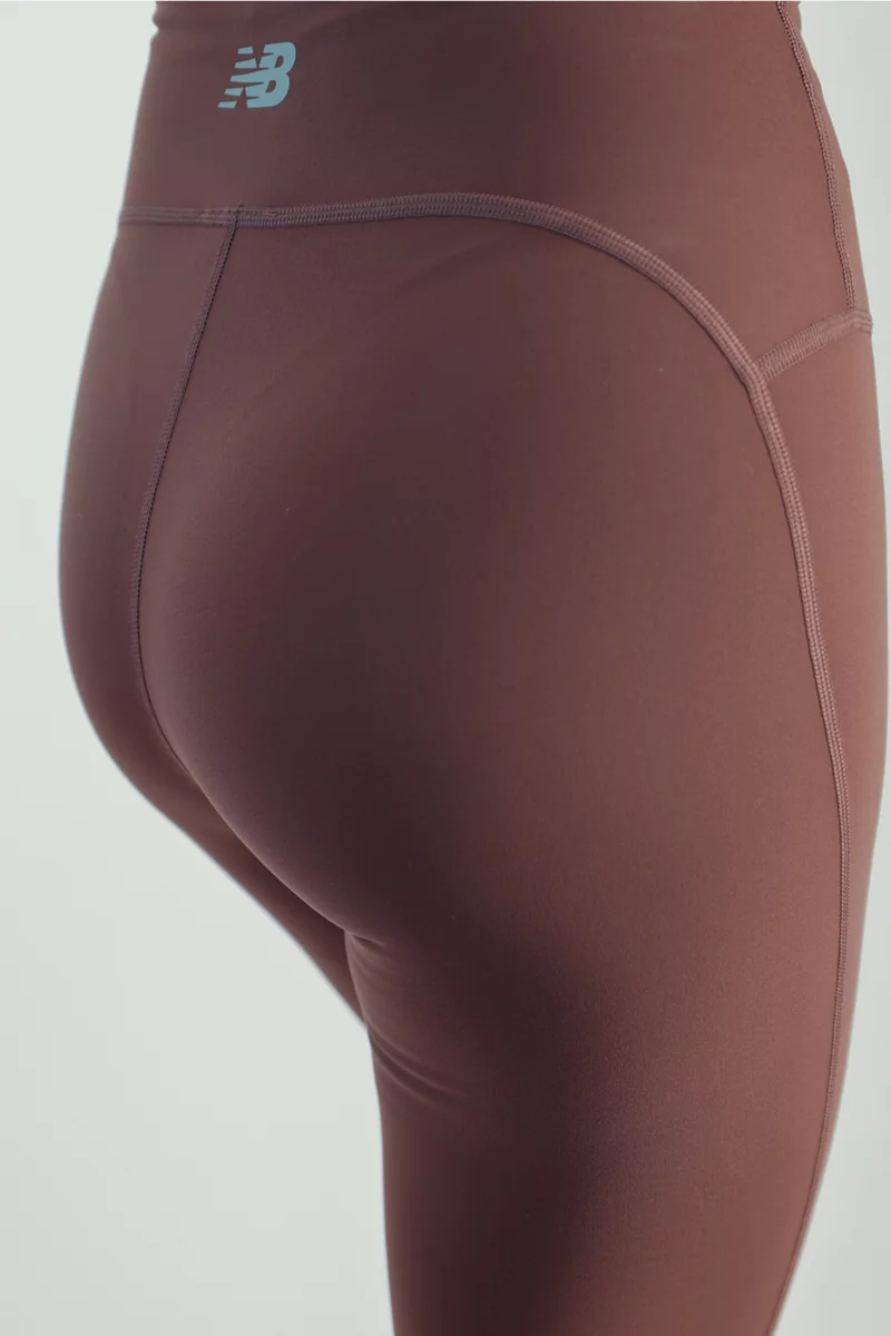 New Balance Athletics Sleek 27 Inch High Rise Damen Tight