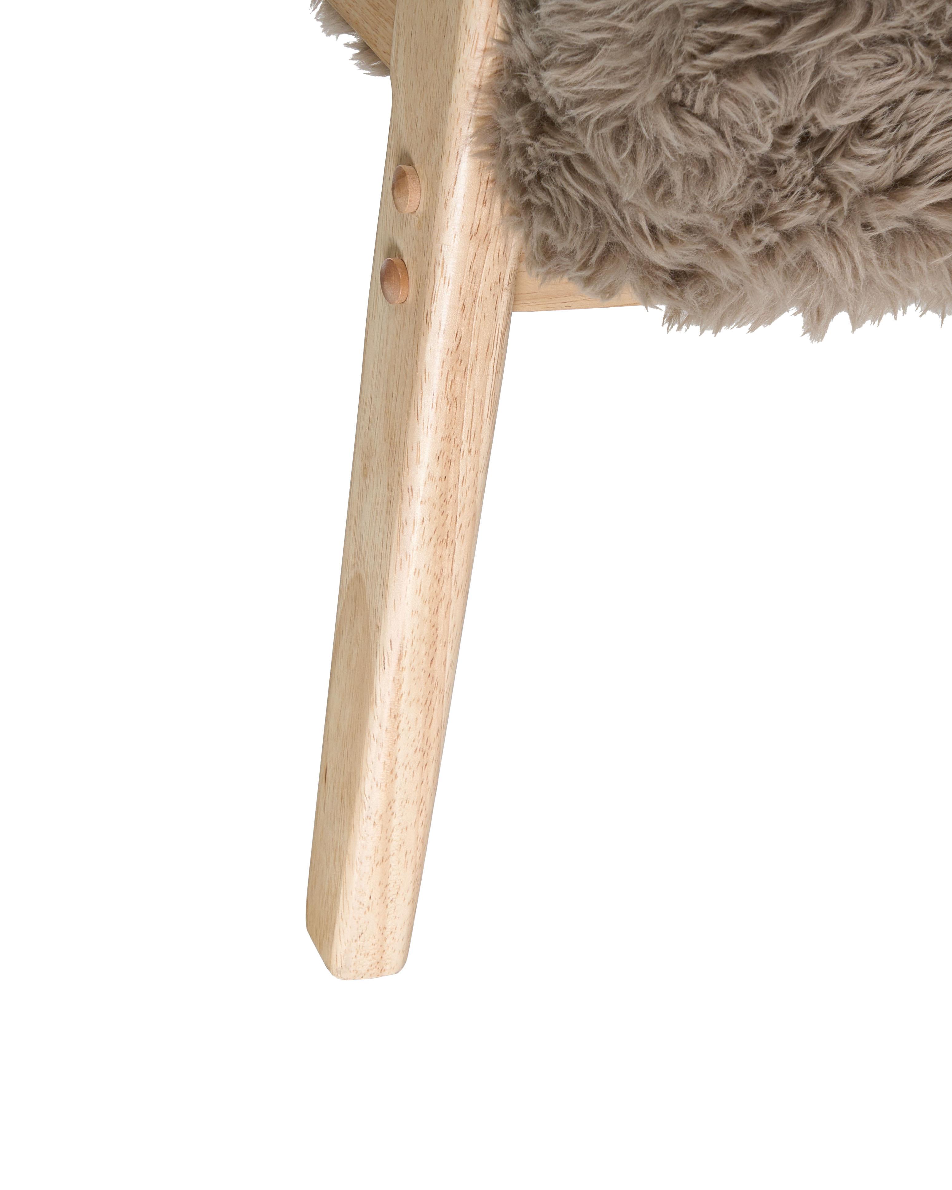 Fauteuil LEKNES Nepbont Taupe