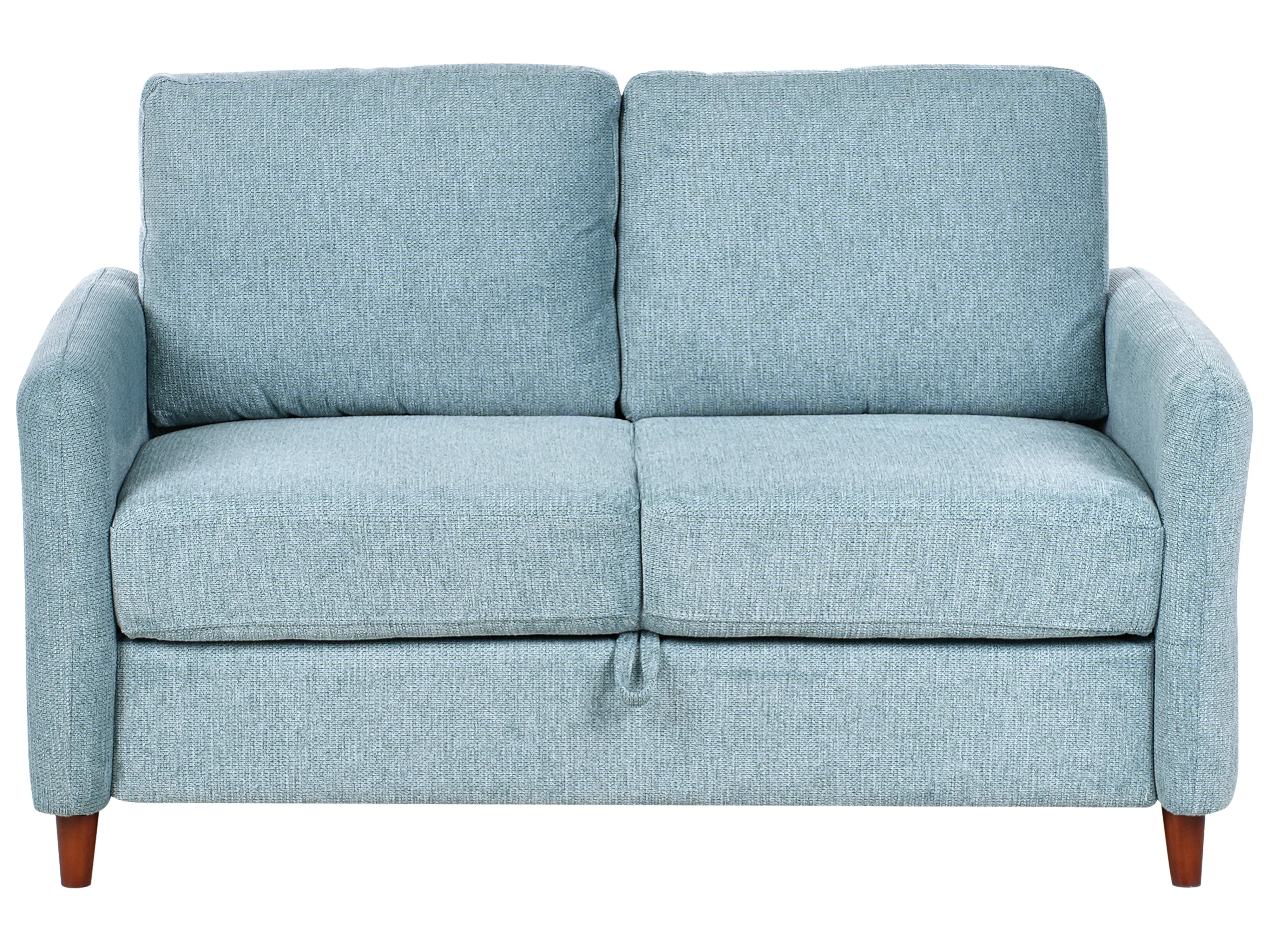 Bank 2-zits MARE Stof Blauw met opbergruimte