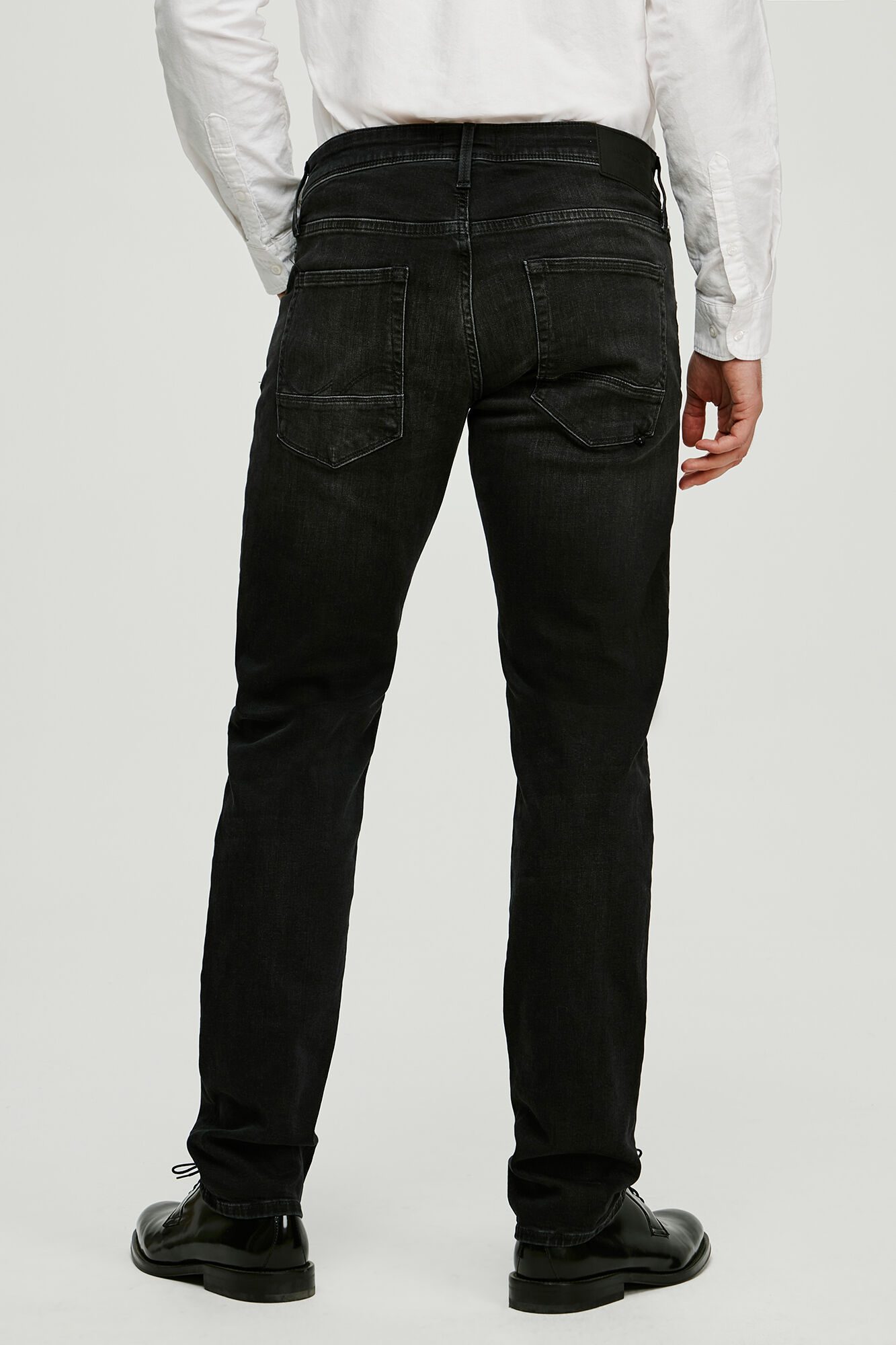 Calça jeans slim fit - Preta