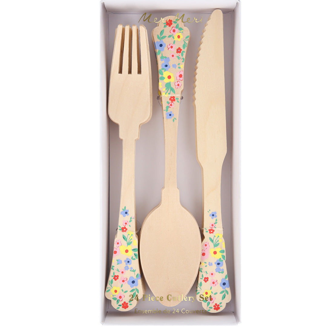 Meri meri bestek elegant floral - 24st