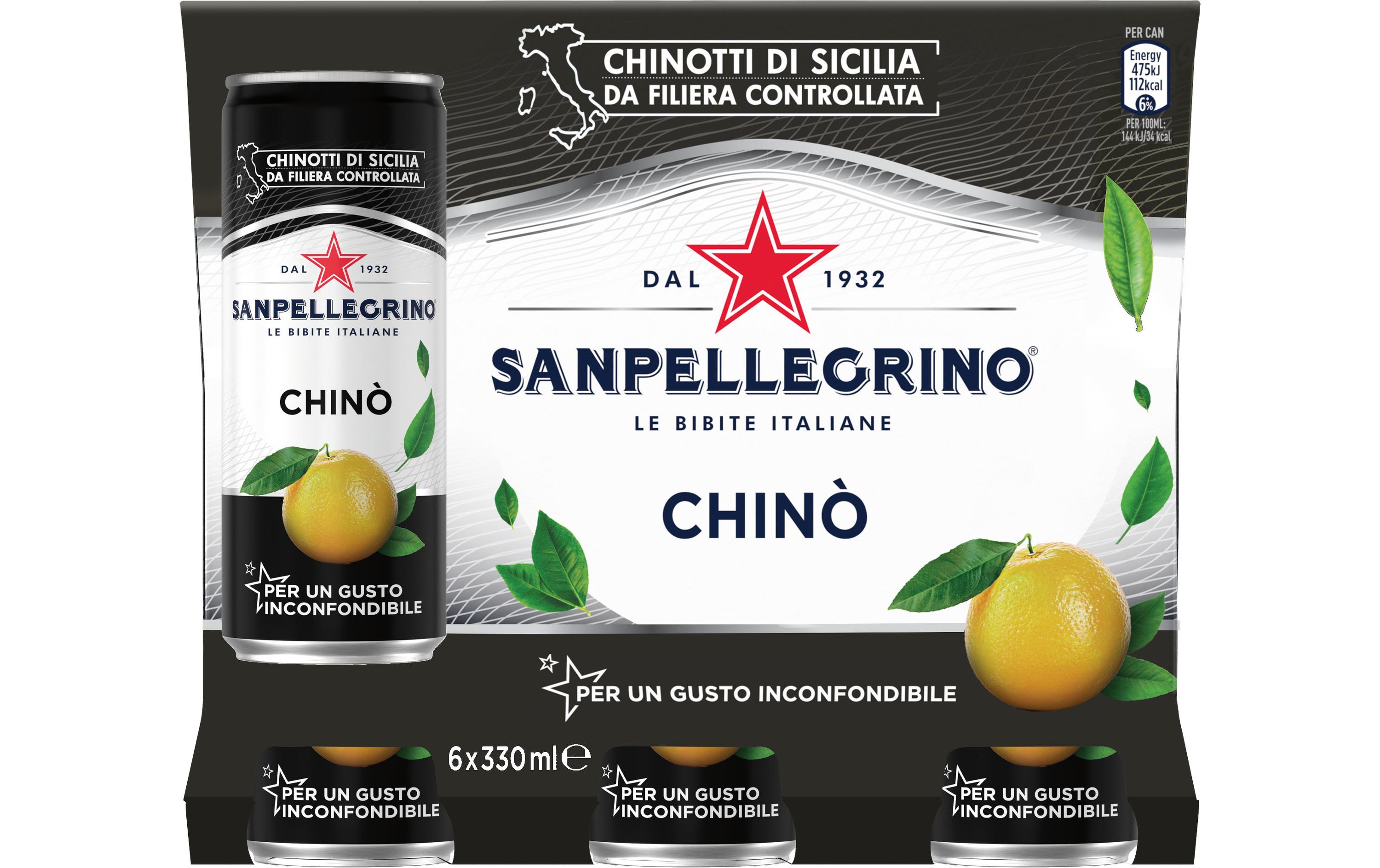 Soft-Drinks Limonade Chinotto 6 x 0.33 lErfrischendes Getränk mit Kohlensäure