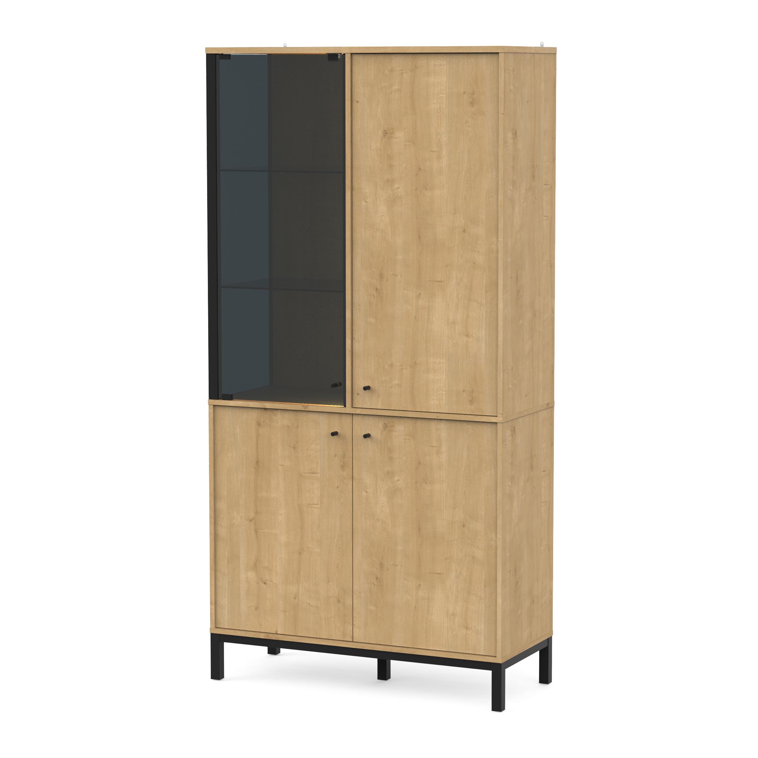 CRAFT VITRINE 1 PORTE VITREE ET 3 PORTES