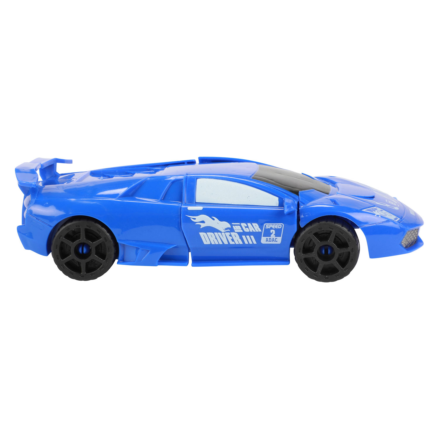Roboforces Transformeer Auto Robot Blauw