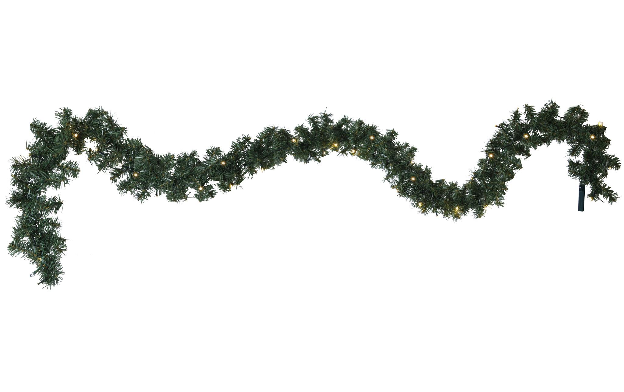 Girlande Canadian, 2.5 m, 30 LED, GrünLED Weihnachtsbeleuchtung