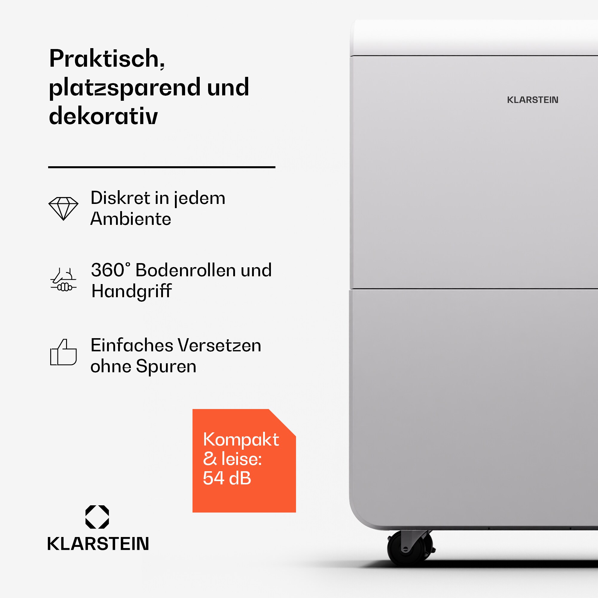DryFy Grand Smart 55 Luftentfeuchter WiFi Kompression 55l/d 40-50m²