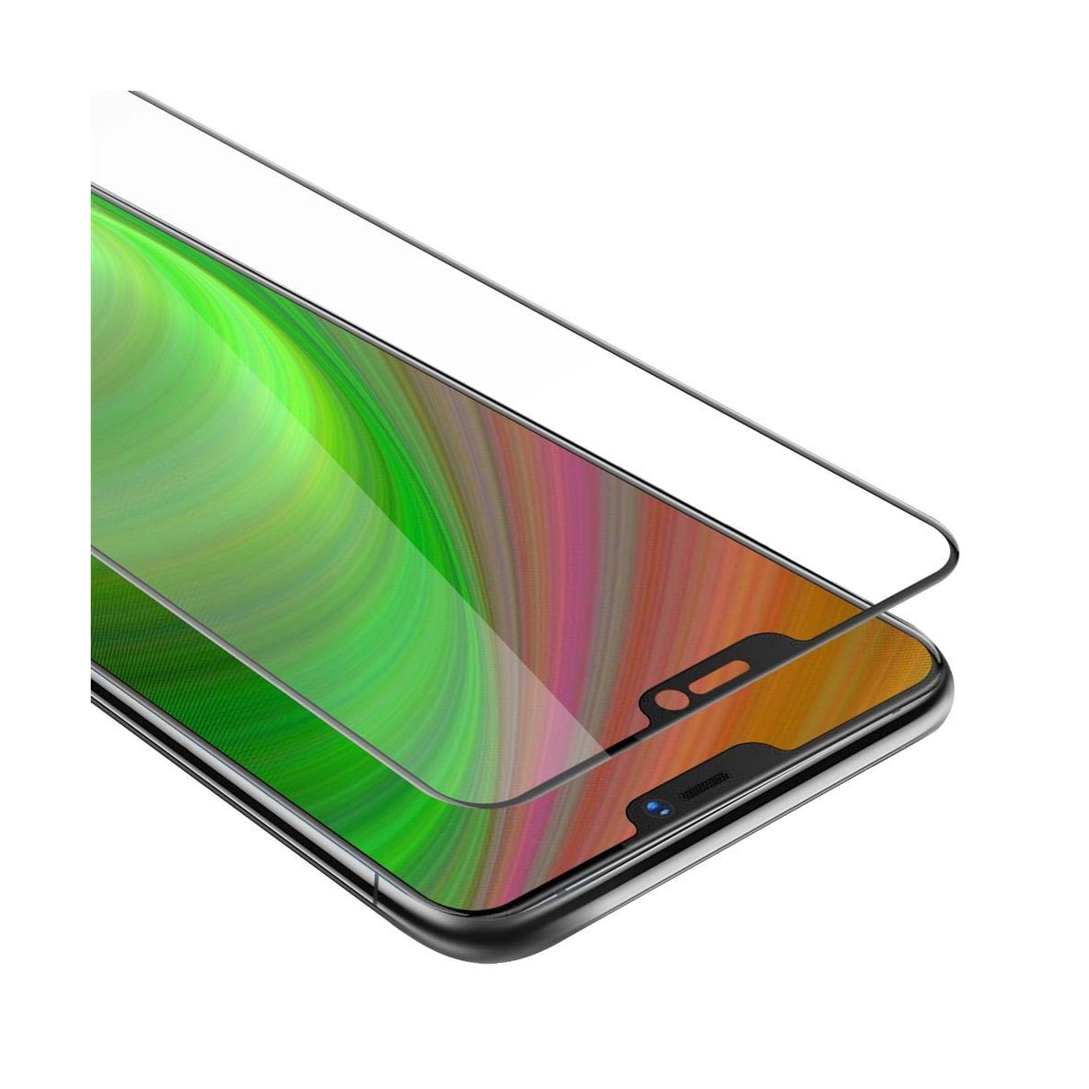 Vivo X21 Skjermbeskytter Skärmskydd (svart)