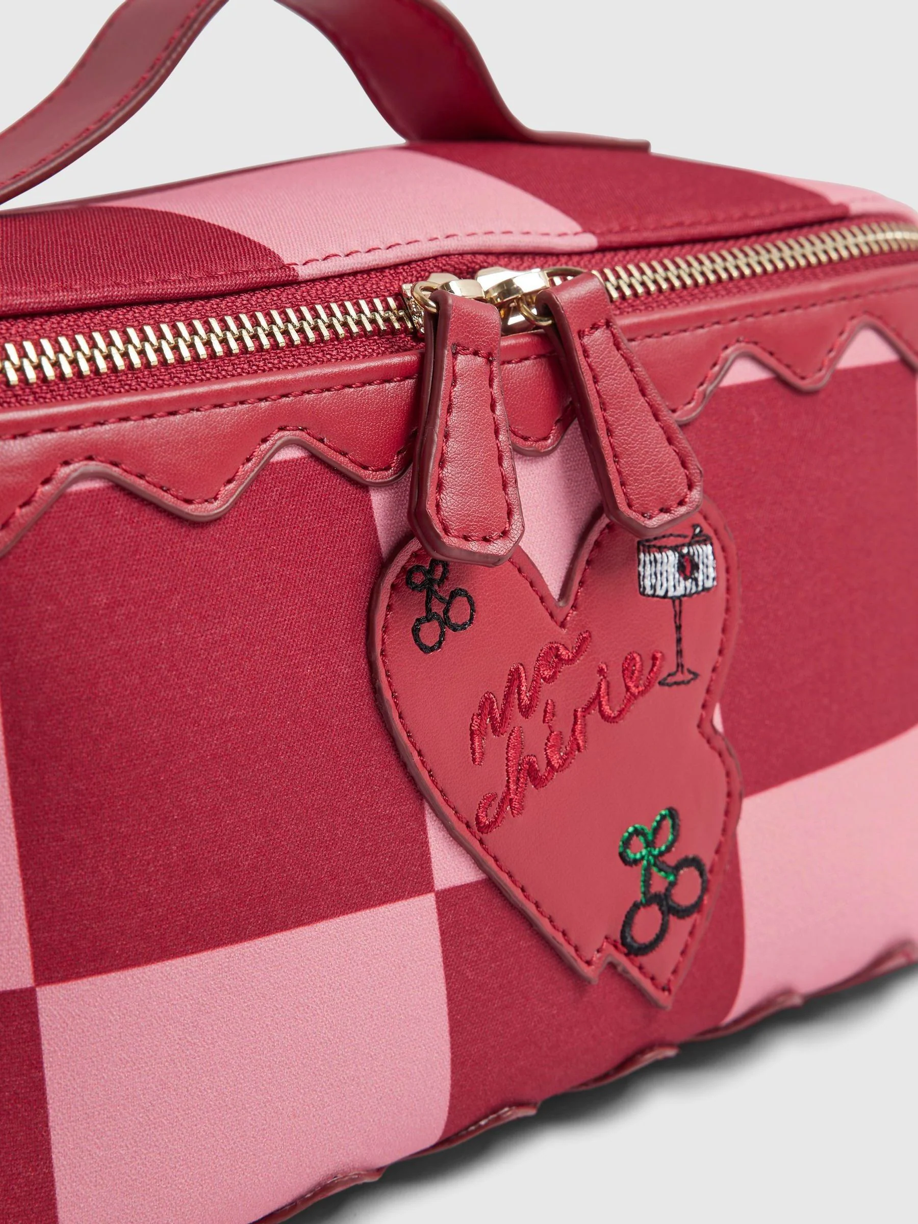 River Island Nephthys Collab Heart Make Up Bag