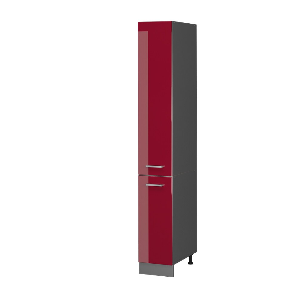 Vicco Apothekerhochschrank Küchenschrank Küchenzeile R-Line 30 cm Anthrazit Bordeaux