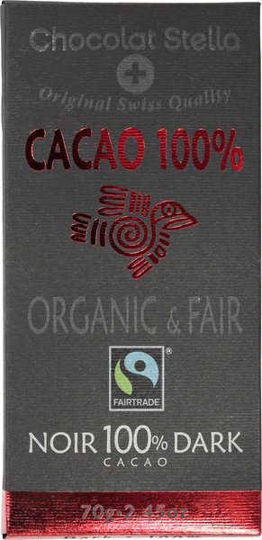 Chocolat Stella Chocolate-Bar Dark 100% (70 gr)