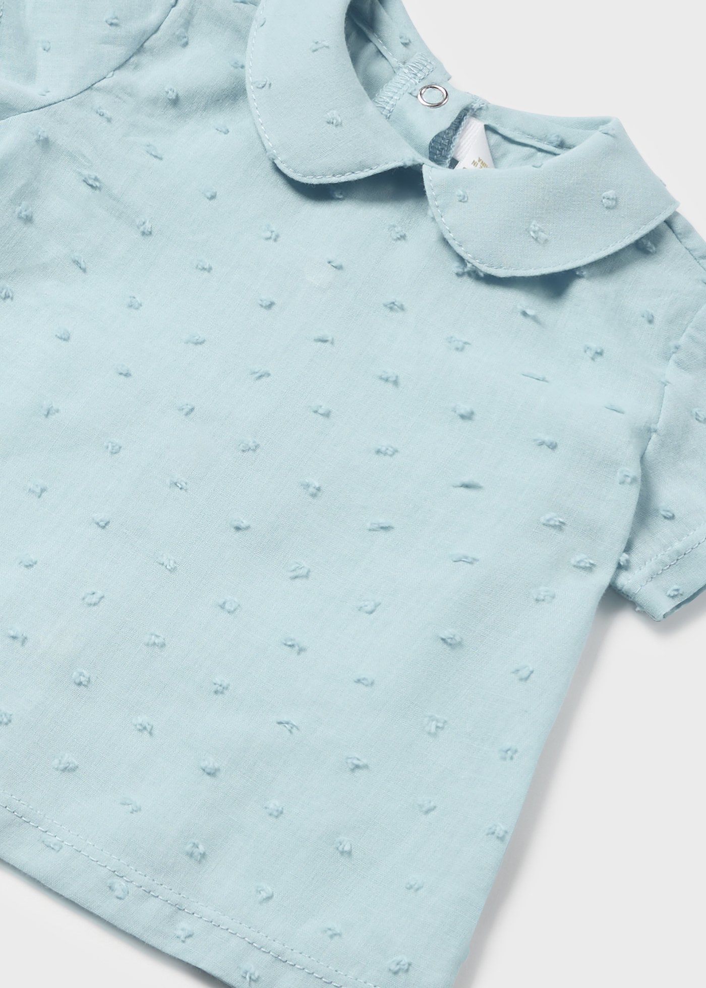 Conjunto de duas peças com calça de malha para recém-nascidos, Cristal