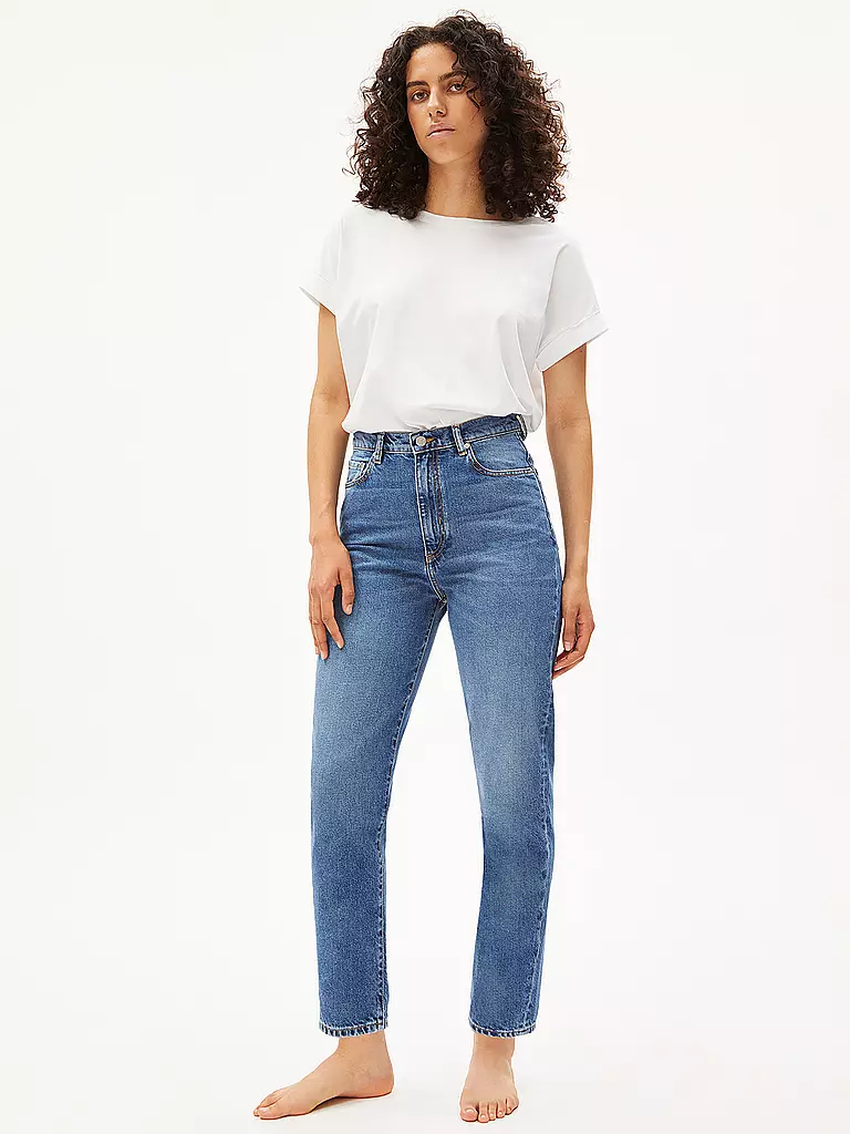 ARMEDANGELS Highwaist Jeans Mom Fit MAIRAA blau
