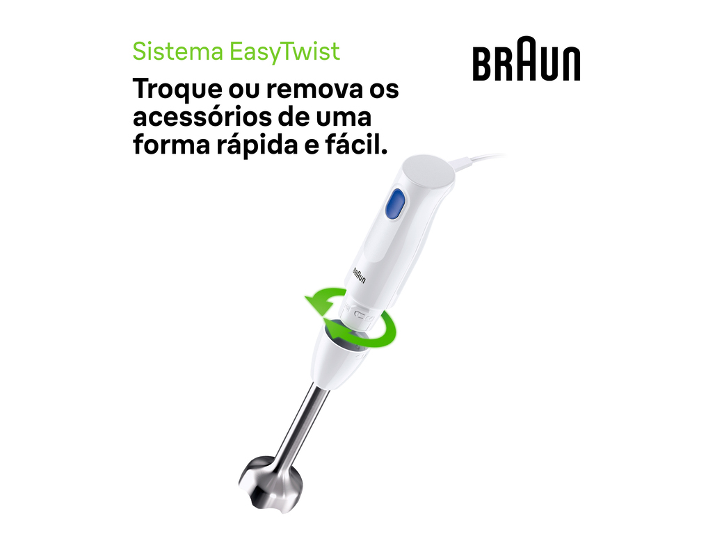 VARINHA MÁGICA BRAUN MULTIQUICK 1 MQ10.001MWH (450 W - BRANCO)