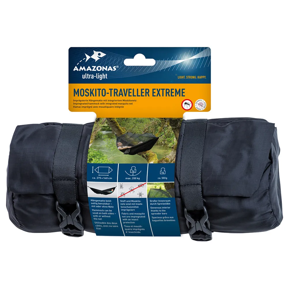Amazonas -  Amazonas Hängematte Moskito Traveller Extreme schwarz