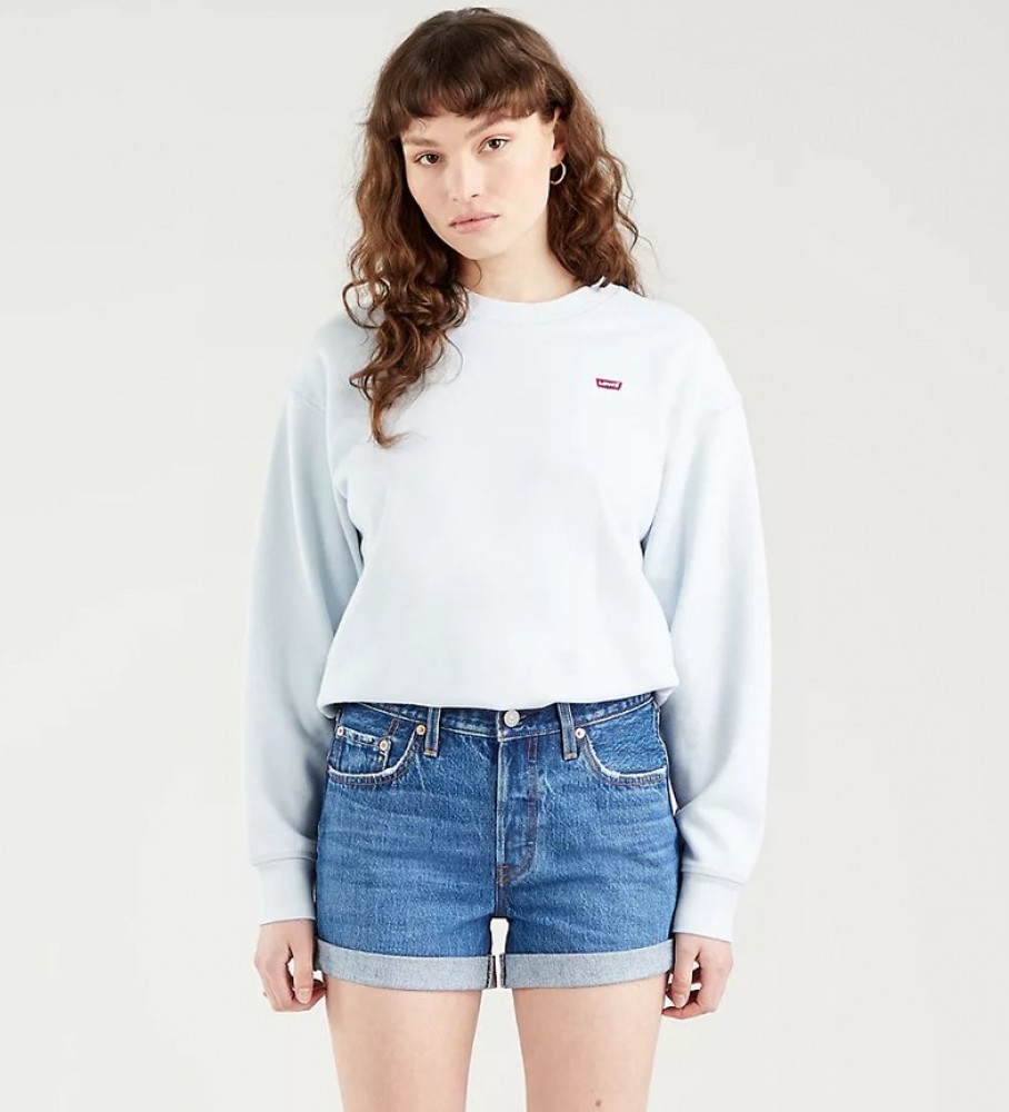 Shorts Levi's Rolled 501 Azul