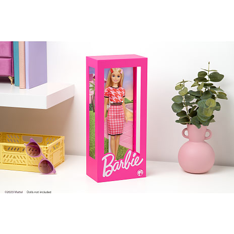 Barbie udstillingskasse lampe - lyserød