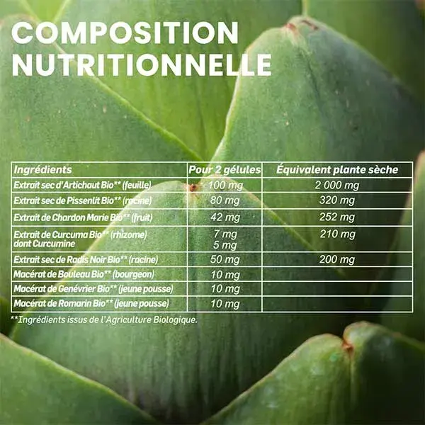 Santarome Orgânico - Bem-estar Orgânico do Fígado - Conforto Digestivo - 30 cápsulas