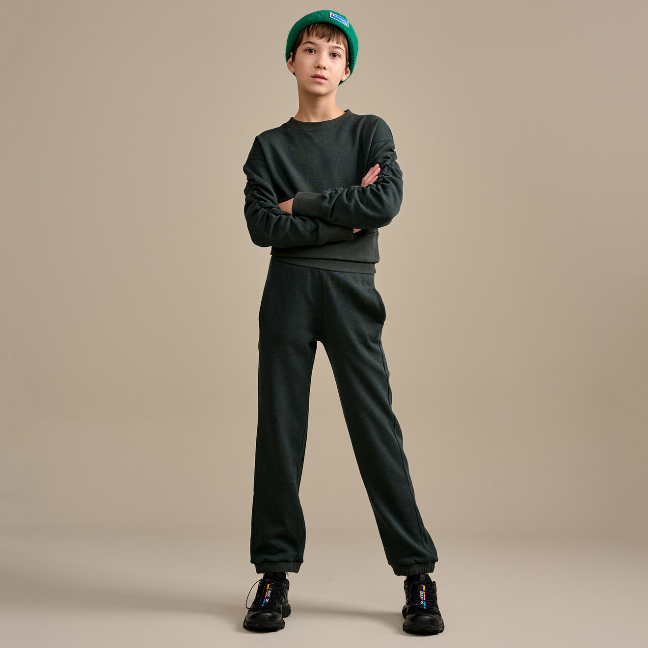 Bellerose Sweat Fazi vert forêt