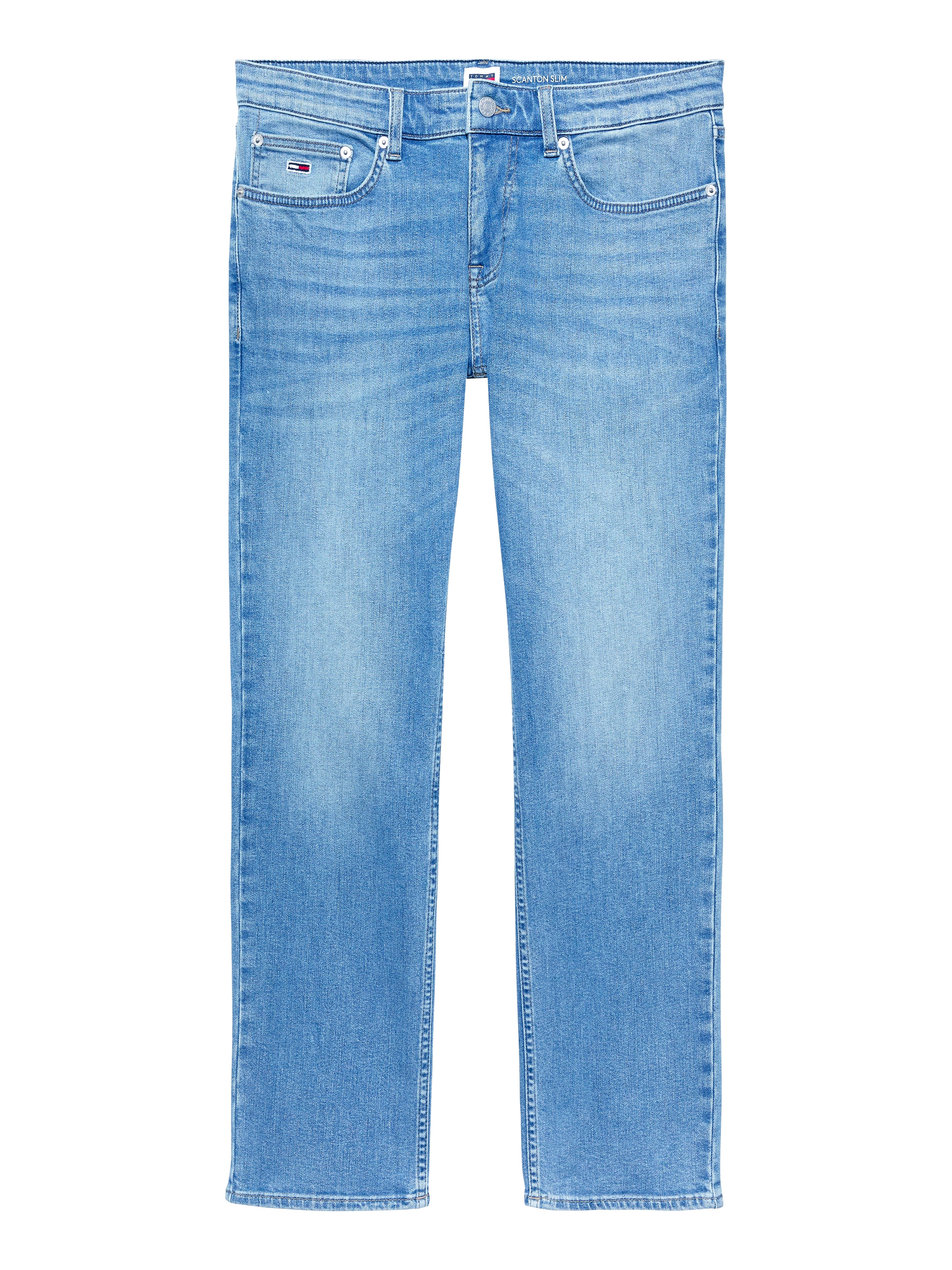 Tommy Jeans Slim-fit-Jeans »Scanton Slim«, Slim‑Fit‑Jeans mit mittlerer Leibhöhe, 5‑Pocket‑Design