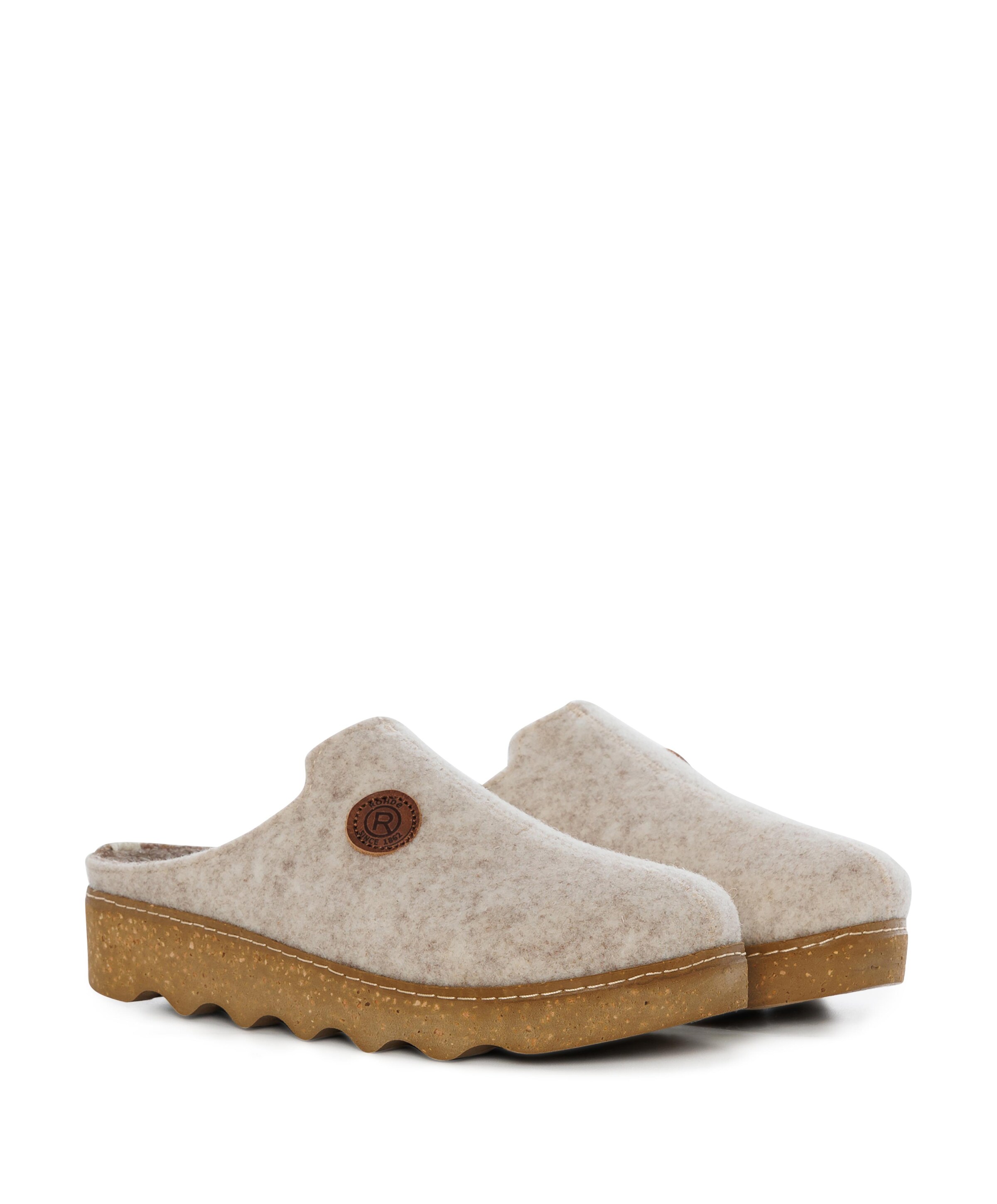 Rohde pantoffels beige