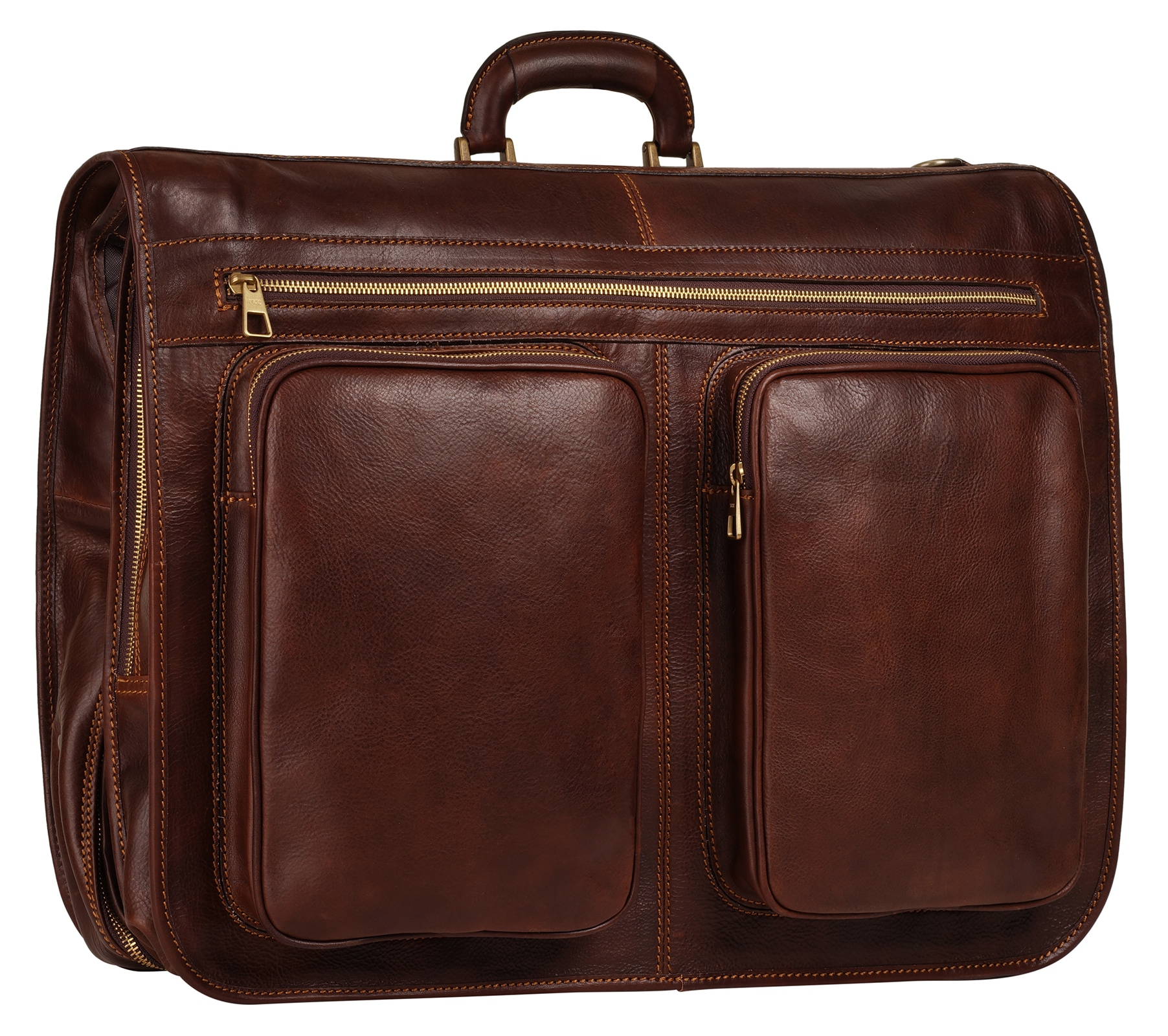 Piké Reisetasche echt Leder, Made in Italy