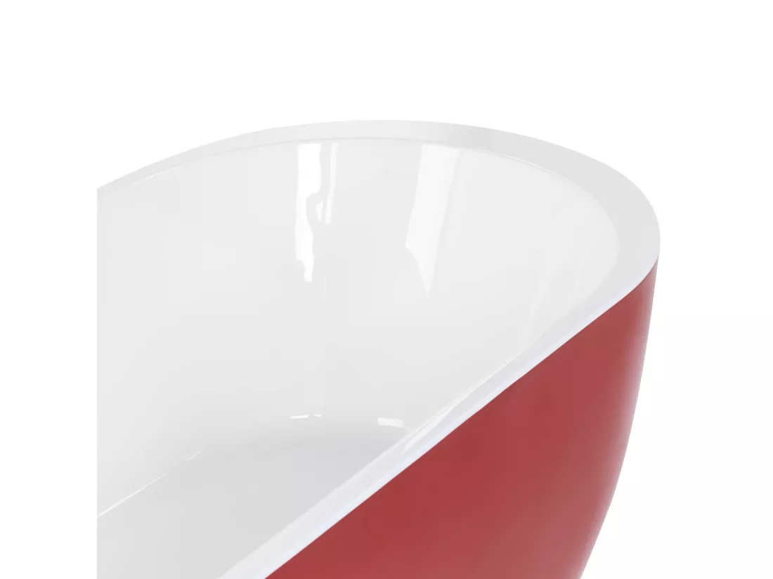 Baignoire îlot rouge 170 x 80 cm NEVIS