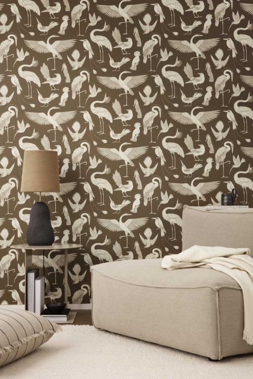 Ferm Living Calm kussen 78x78 Camel / Black