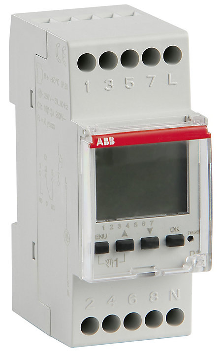 Horloge numérique hebdomadaire 2 canaux ABB