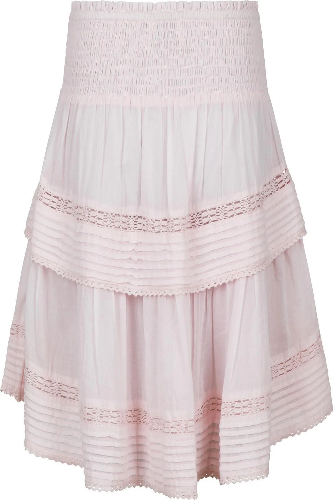 Neo Noir Kenia S Voile Skirt light pink
