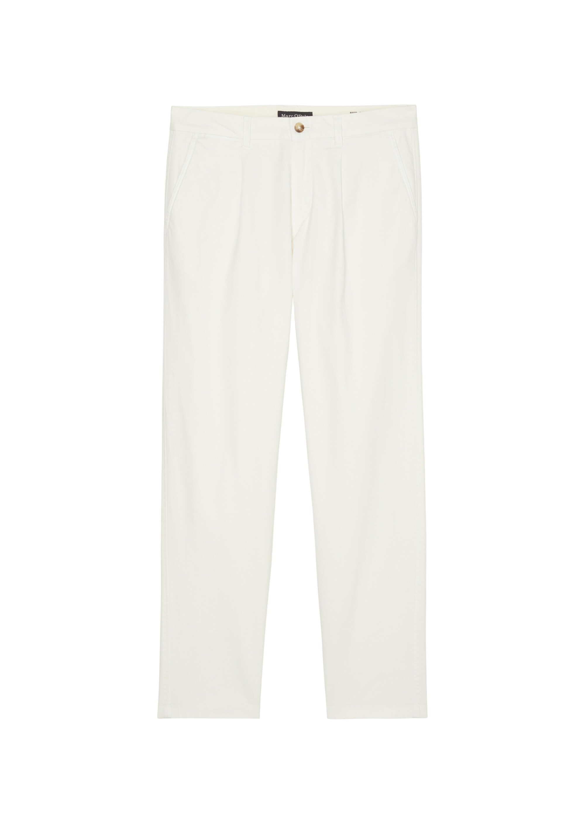 Chino Modell BELSBO pleats aus Bio-Baumwolle mit Elasthan